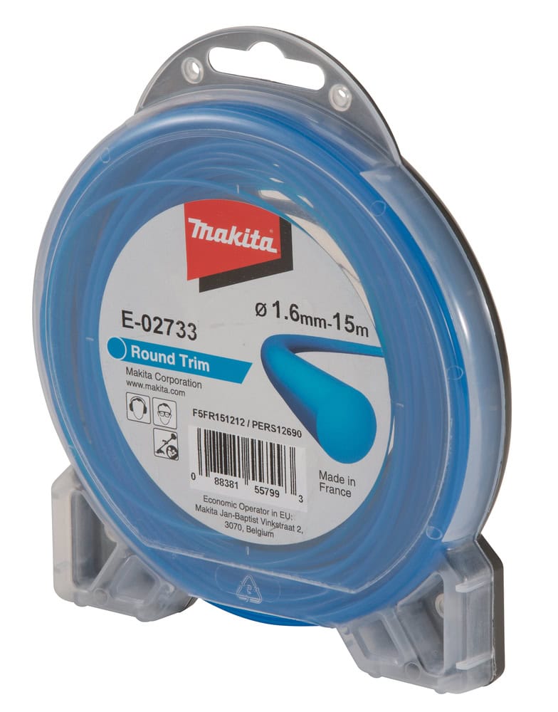 Makita Mähfaden 3 Mm X 15 M | Ersatz Für Freischneider, Motorsense | Kompatibel Mit Dolmar & Anderen