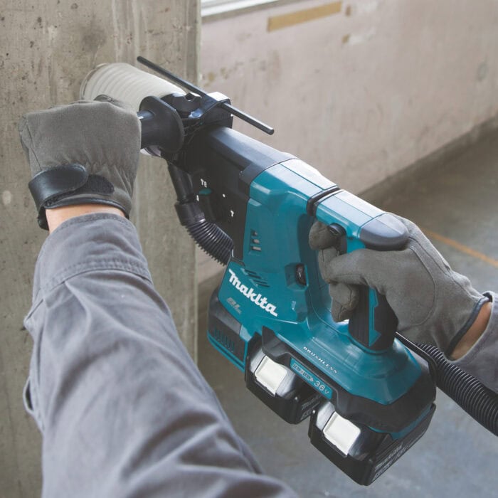 Makita Akku-Kombihammer DHR281ZJ 2x 18V Solo im Makpac – Bild 6