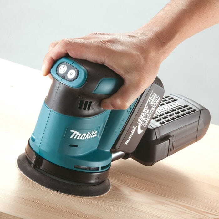 Makita Akku-Exzenterschleifer DBO180 18V Sologerät DBO180Z – Bild 3