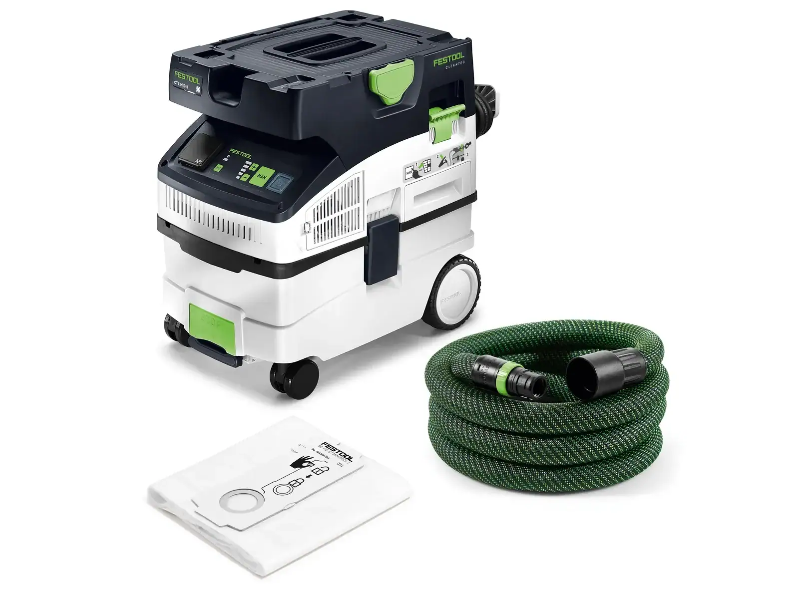 Festool CTL MIDI Absaugmobil kompakt, mobil, leistungsstark mit Bluetooth-Steuerung