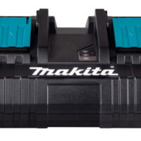 Makita Doppel-Schnellladegerät DC18RD – Laden Sie zwei 14,4V/18V LXT-Akkus gleichzeitig. Mit schneller Ladezeit, Kühlsystem und individuell einstellbarer Melodie für effizientes Arbeiten. Kompakt und ideal für Profis.