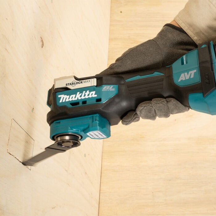 Makita Akku-Multifunktionswerkzeug DTM52ZJX2 18V Makpac & Zubehör-Set – Bild 6