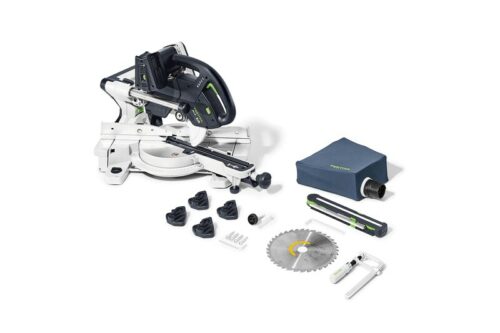 Festool KAPEX KSC 60 EB-Basic Akku-Kappsäge mit LED-Schnittanzeige und Doppelakku