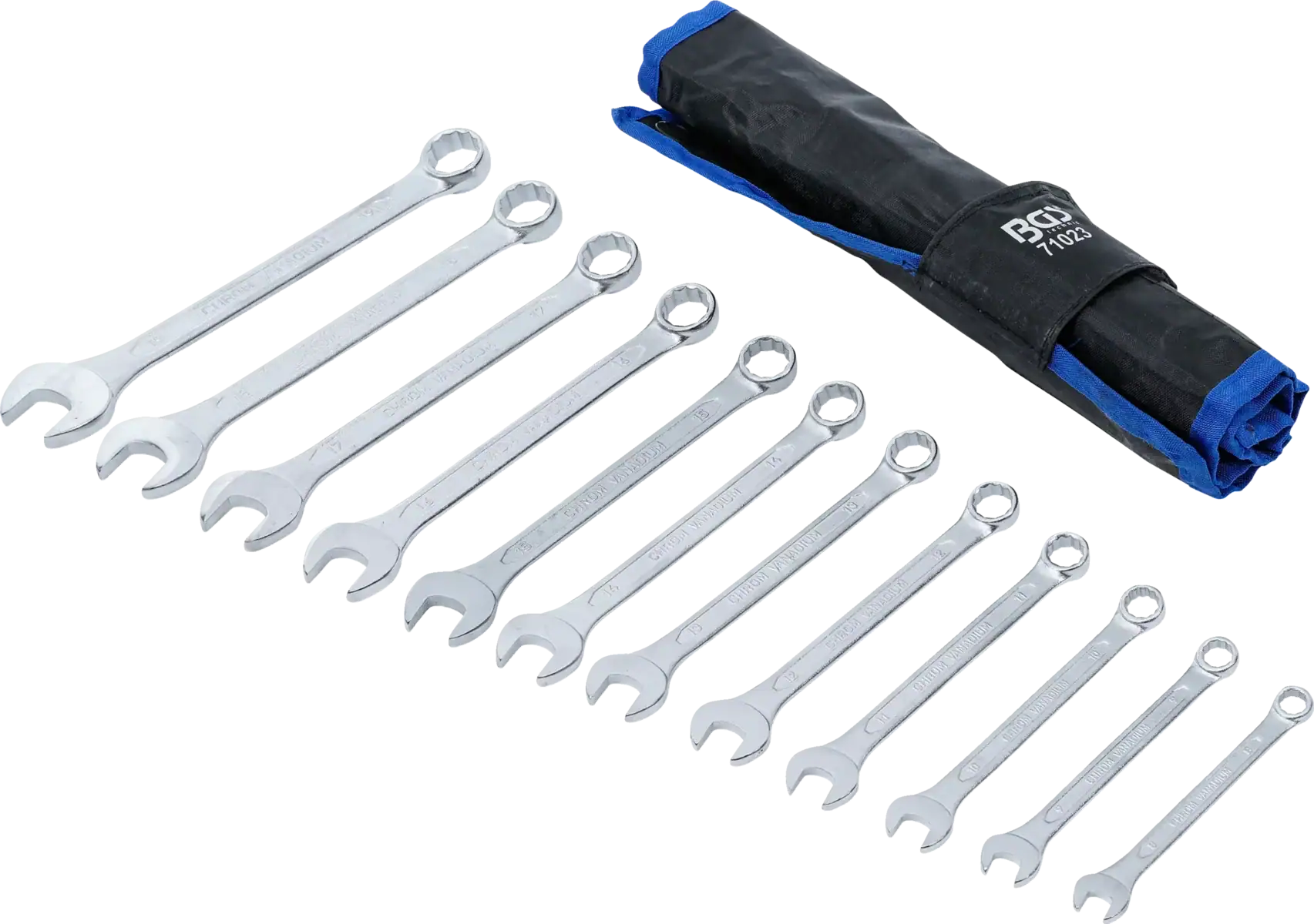 BGS Maul-Ringschlüssel-Satz SW 8 - 19mm 12-tlg. CrV 71023 – Bild 2
