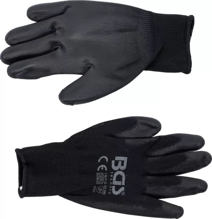 BGS Mechaniker-Handschuhe XL (Größe 10, Modell 9954), strapazierfähig und flexibel.