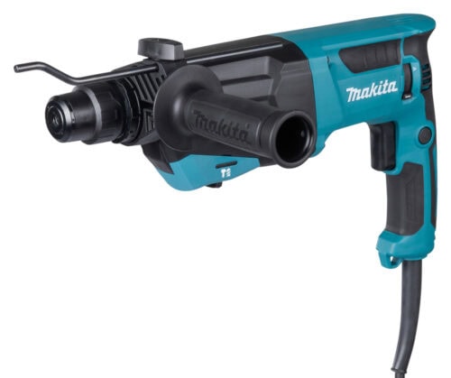 Makita HR2670 Kombihammer mit 800 W und SDS-PLUS für Bohren, Hammerbohren und Meißeln in Beton, Holz und Stahl