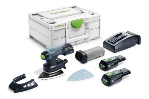 Festool Akku-Deltaschleifer DTSC 400 + 2x 3,0Ah + TCL6