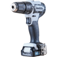 Makita Akku-Schlagbohrschrauber HP333DSAW 12V 2,0Ah Weiß – Bild 2