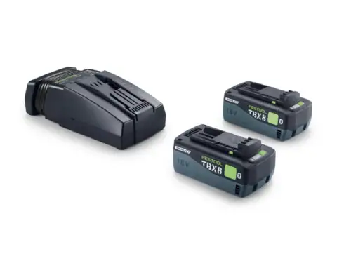 Festool 18V Starter-Set 578892 mit 2x 8,0Ah TBX Akku und SCA 16 Schnellladegerät