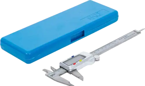 BGS Digital Messschieber 150 mm Edelstahl mit großem LCD Display