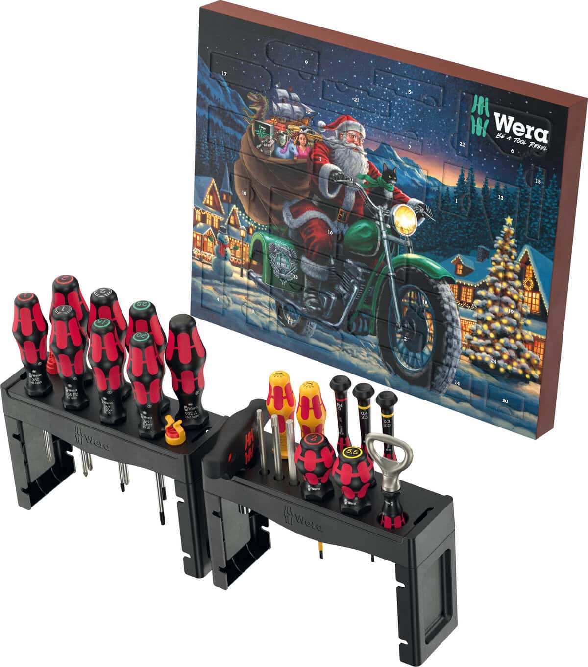 Wera Adventskalender 2025, 28-teilig.