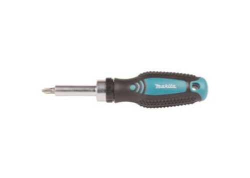 Makita Ratschenschraubendreher D-58833 mit ergonomischem Griff, vielseitiger 3-Wege-Ratsche