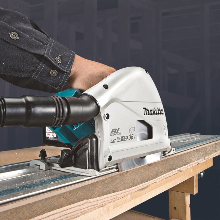 Makita Akku-Tauchsäge DSP600ZJ 2x 18V Sologerät im Makpac – Bild 4