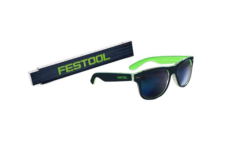 Festool Fan Artikel Kategorie Festool Sonnenbrille und Zollstock- hier kaufen.