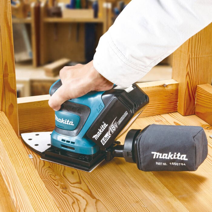 Makita Akku-Schwingschleifer DBO480Z 18V Sologerät – Bild 3