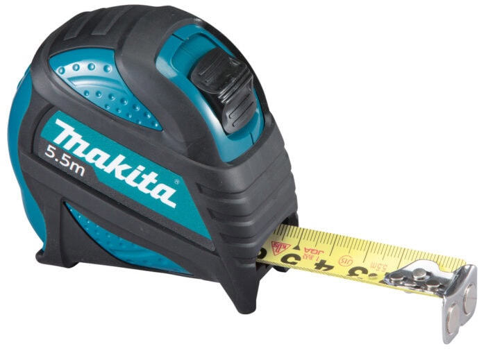 Makita Maßband 5,5 m B-57146 – robust und präzise.