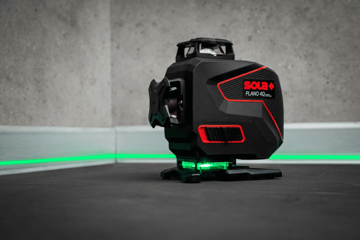 SOLA Linienlaser PLANO 4D GREEN mit Wandhalterung 71018001 – Bild 3