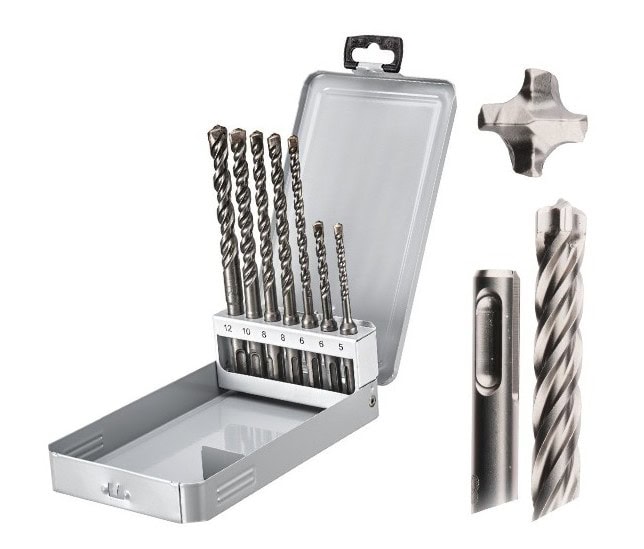 Duss Bohrerkassette 4-Schneider SDS-Plus SDSV7T 7tlg.