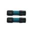 Makita Impact Black Bit T40 25mm, zwei Stück, schwarze Torx-Bits mit 25 mm Länge