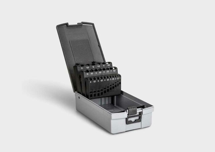 Offene PTG Bohrerkassette für 25 Bohrer von 1 bis 13 mm
