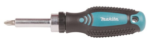 Makita Ratschenschraubendreher D-58833 mit ergonomischem Griff, vielseitiger 3-Wege-Ratsche