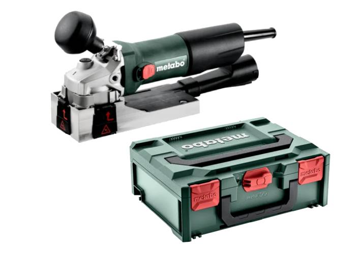 Metabo Lackfräse LF 850 S mit metaBOX 145 – leistungsstarkes Werkzeug zum Entfernen von Lacken auf Holz
