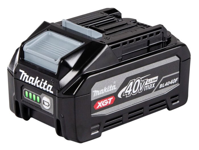 Makita BL4040F XGT 40V Akku 4,0 Ah mit Tabless-Zellen, Seitenansicht
