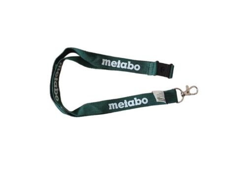 Metabo Schlüsselband grün mit Karabiner – Fan Lanyard
