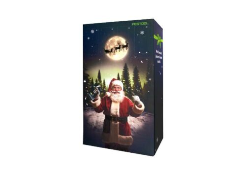 Festool Adventskalender 2025 mit 24 Türchen voller Werkzeuge und Zubehör für Handwerker