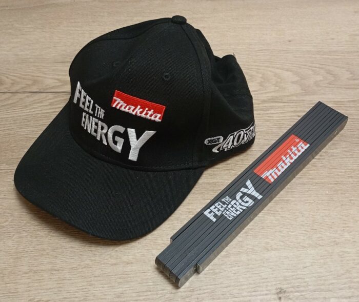Makita Basecap & Zollstock Feel The Energy 40V XGT