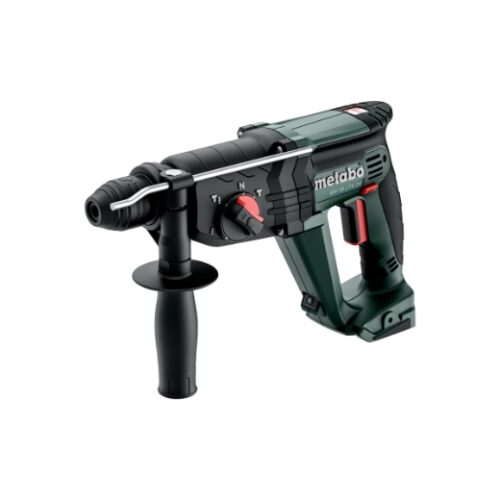 Metabo KH 18 LTX 24 Akku-Kombihammer für Hammerbohren, Bohren und Meißeln mit 18V-Akku, SDS-plus-Aufnahme, LED-Arbeitslicht und Staubabsaugung.