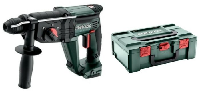 Metabo Akku-Kombihammer KH 18 LTX 24 mit SDS-plus Aufnahme – kabelloser Profi-Bohrhammer