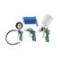 Metabo LPZ 4 Druckluft-Werkzeugset mit Blaspistole, Farbspritzpistole, Reifenfüller und Spiralschlauch