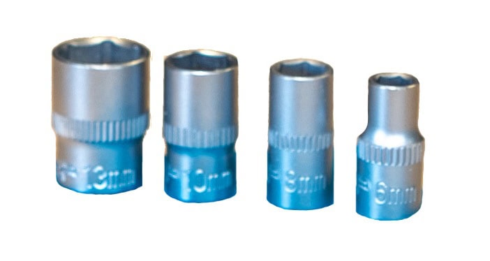 Makita Ratsche 1/4″ mit Stecknuss-Set 6, 8, 10 & 13 mm – Bild 3