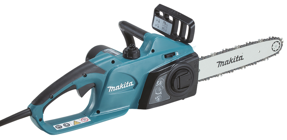 Makita UC3541A Elektro-Kettensäge mit 35-cm-Schwert und ergonomischem Griff