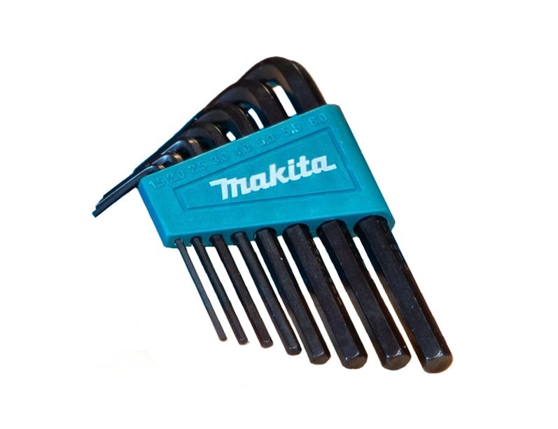 Makita Innensechskantschlüssel Set 8-teilig metrisch von 1,5 bis 6 mm