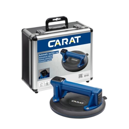 Digitaler Fliesensauger Carat BSCA000000 mit Display und Akku im Transportkoffer