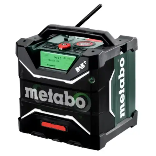 Metabo Akku Baustellenradio RC 12-18 DAB+ Bluetooth robust IP54