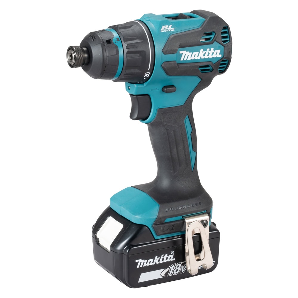 Makita DDF491ZJ01 18V Akku-Bohrschrauber mit Wechselkopfsystem + 4 Aufsätze im MAKPAC – Bild 6