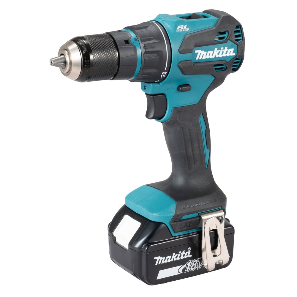 Makita DDF491ZJ01 18V Akku-Bohrschrauber mit Wechselkopfsystem + 4 Aufsätze im MAKPAC – Bild 7