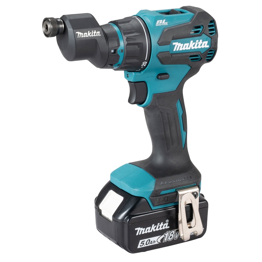 Makita DDF491ZJ01 18V Akku-Bohrschrauber mit Wechselkopfsystem + 4 Aufsätze im MAKPAC – Bild 8