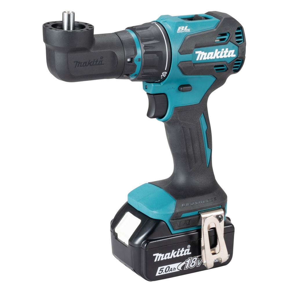 Makita DDF491ZJ01 18V Akku-Bohrschrauber mit Wechselkopfsystem + 4 Aufsätze im MAKPAC – Bild 5