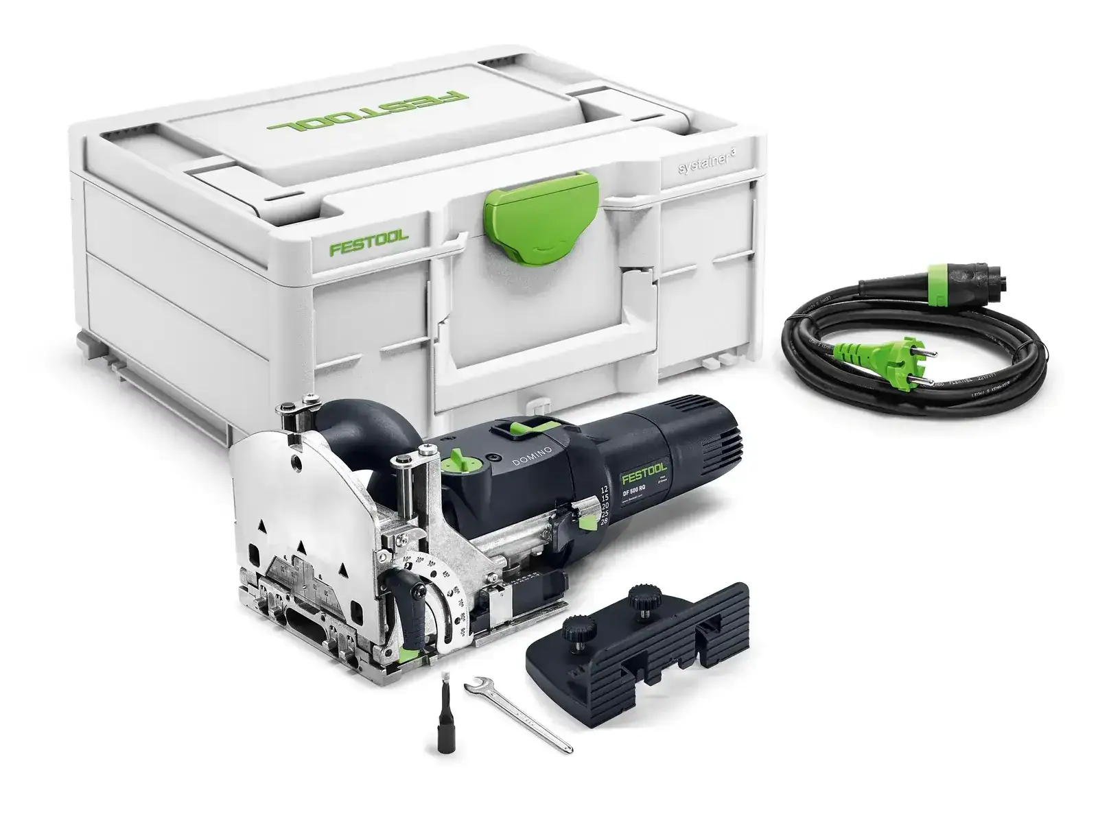 Festool Dübelfräse DF 500 RQ-Plus DOMINO 578462 mit Systainer.