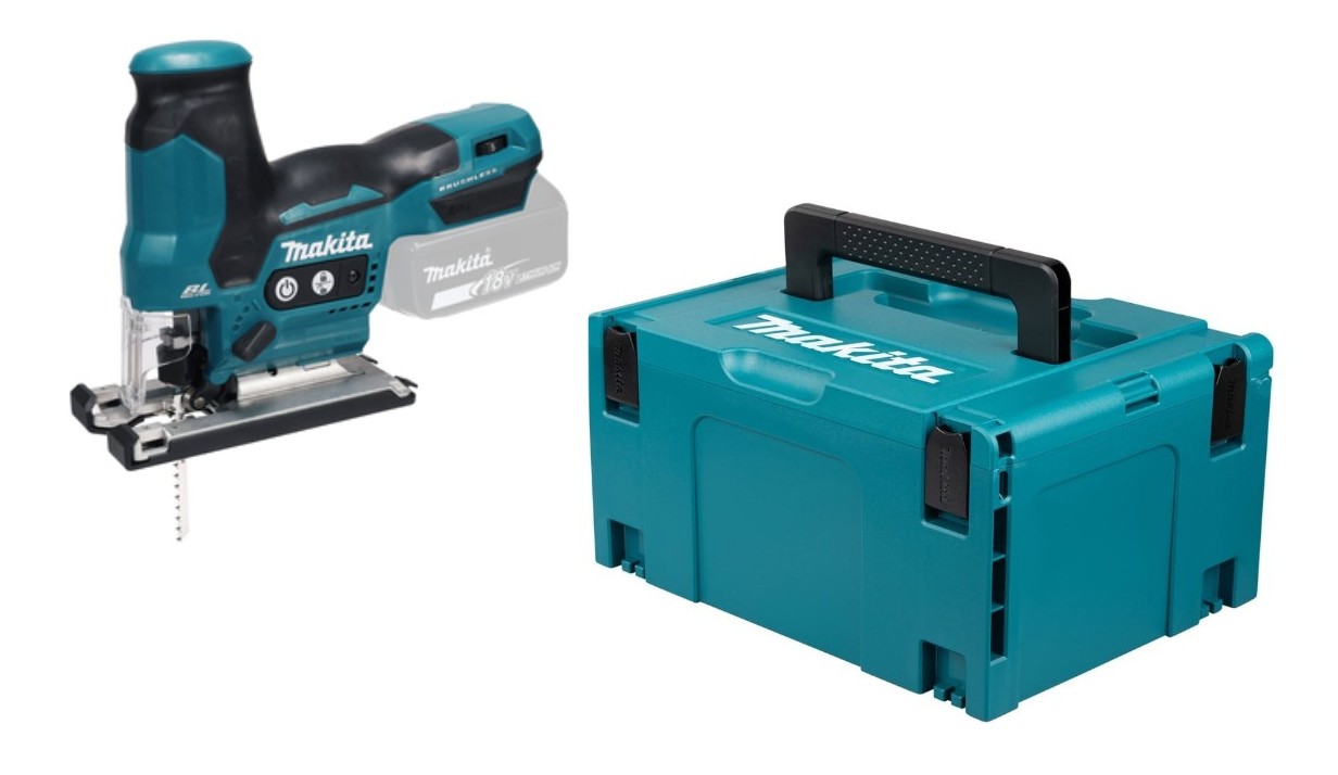 Makita DJV185ZJ Akku-Pendelhubstichsäge 18V Brushless mit MAKPAC Größe 3 und Einlage