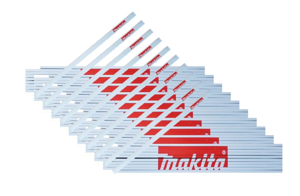 10 Makita Zollstöcke und 10 Makita Bleistifte als praktisches Set für Handwerker und Heimwerker
