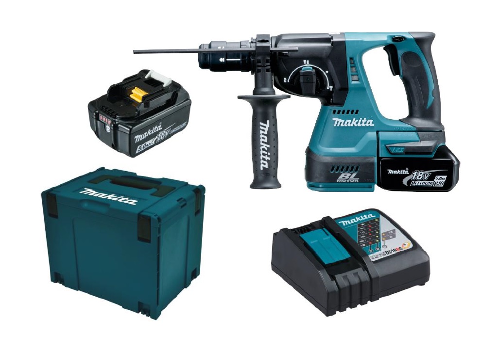 Makita Akku-Kombihammer DHR243RTJ 18V 5,0Ah