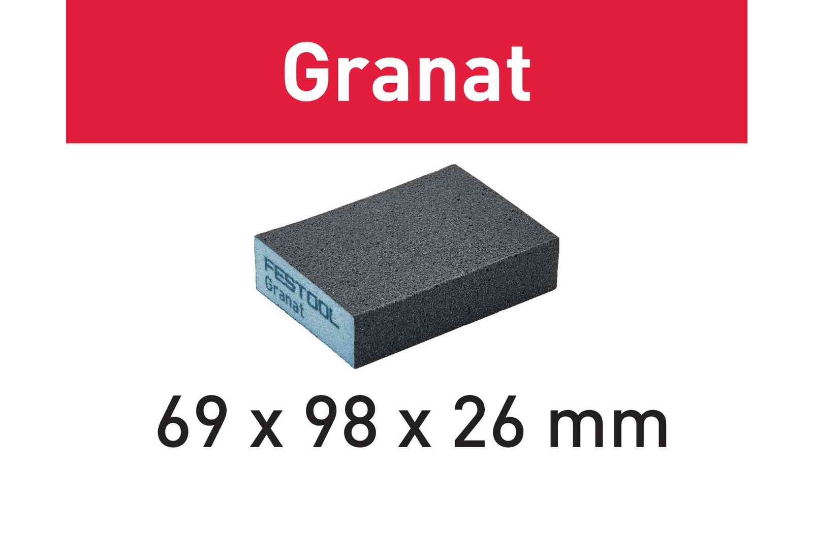 Festool Schleifblock Granat 69x98x26 220 GR/6 - 201083