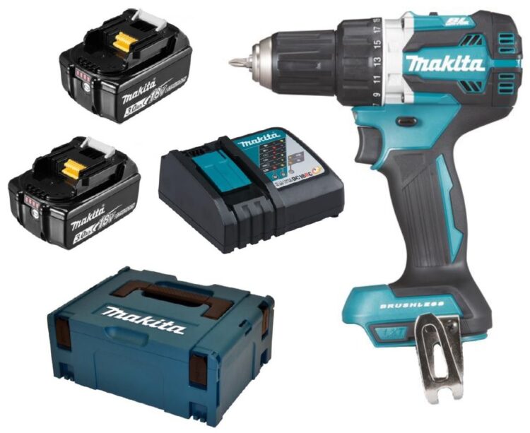 Makita Akkuschrauber DDF484RFJ 18V mit 3,0Ah – kraftvoll, kompakt und effizient.