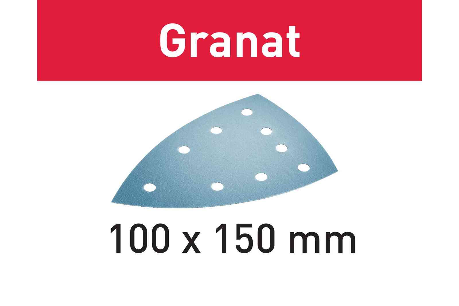 Festool Schleifblatt Granat STF DELTA/9 P120 GR/100 - 577546 für DTS 400, DTSC 400, DS 400