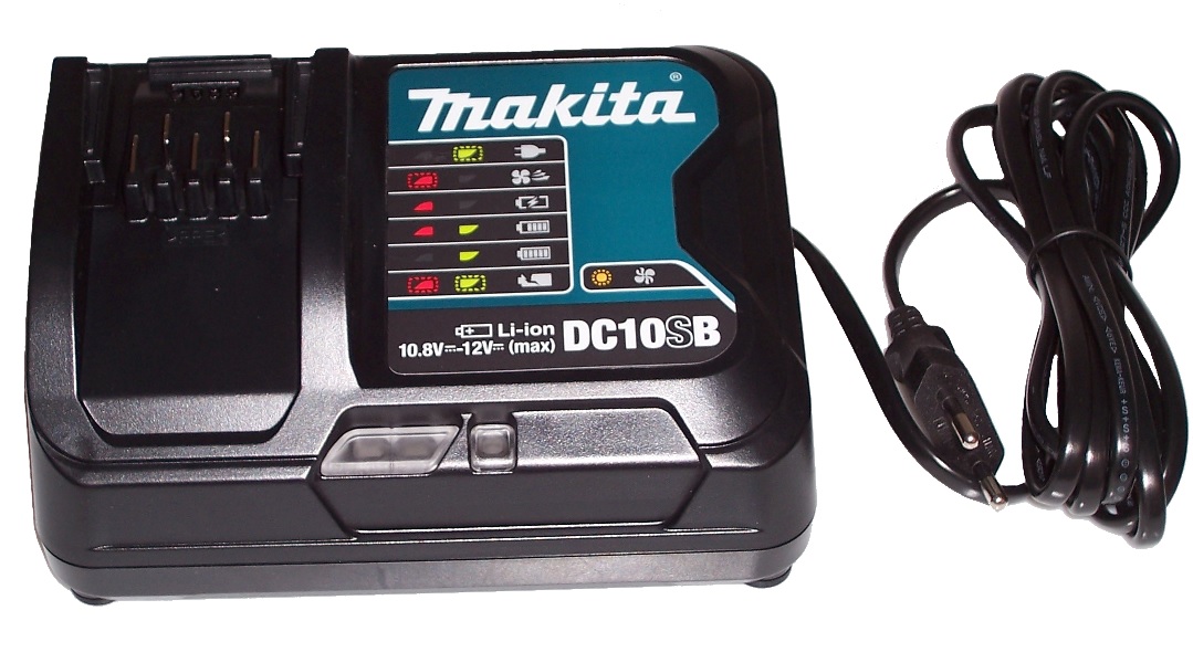 Makita Akku Set 2x BL1041B 12V 4,0Ah + DC10SB Ladegerät im Makpac Gr.1 mit Einlage